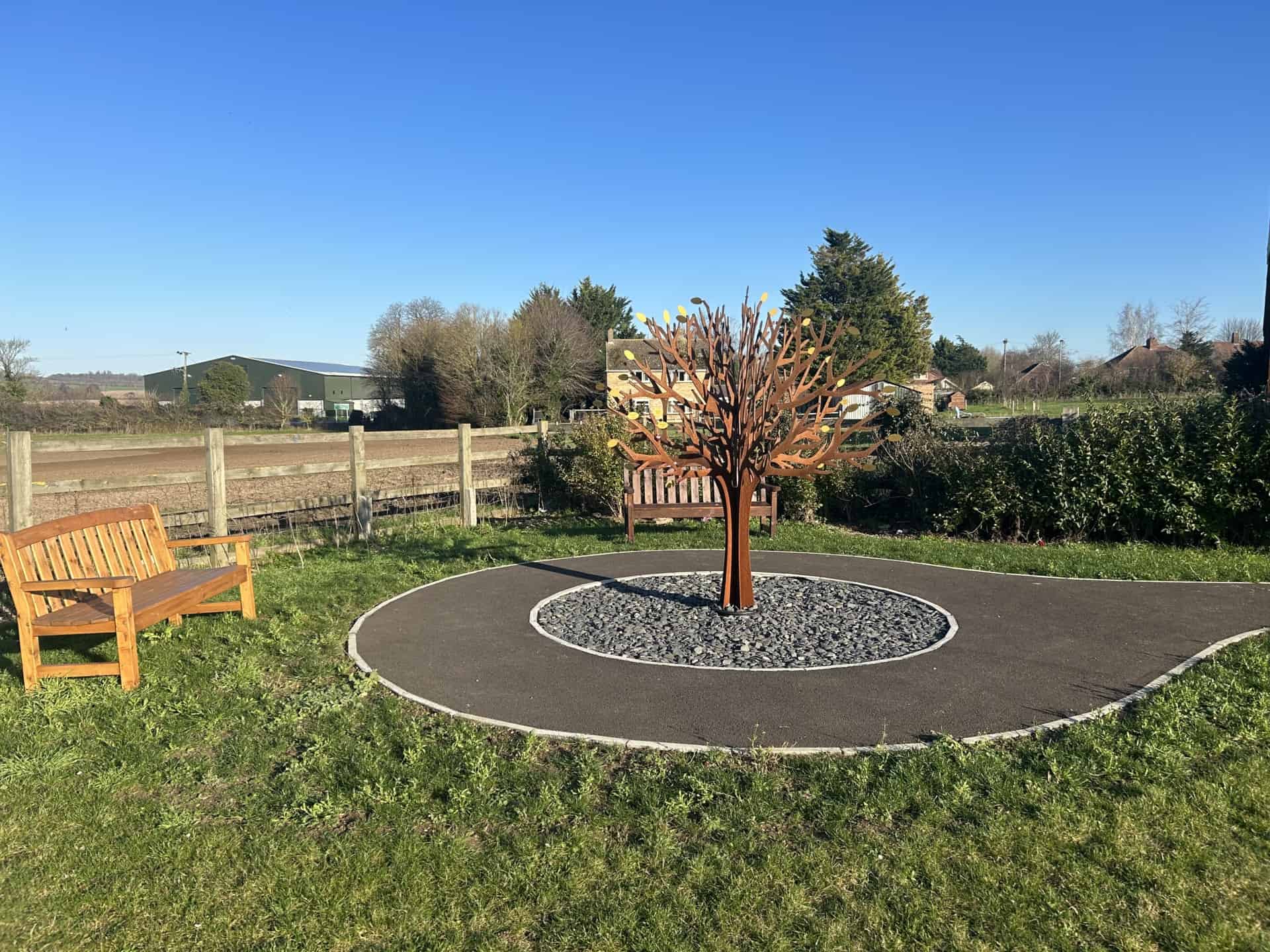 Memorial tree at Swaston Perish cemetery 1